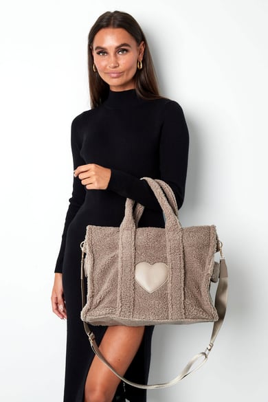 Teddy shopper with heart - pink h5 Picture2